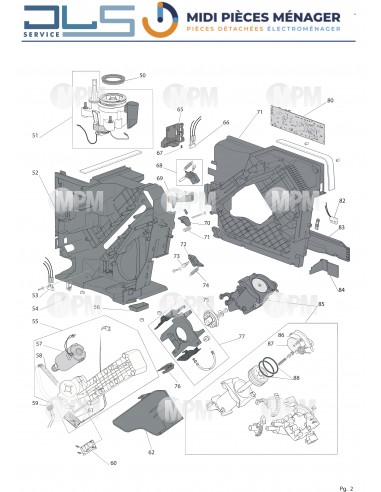 VUE ECLATEE DELONGHI ECAM290 61 B S11