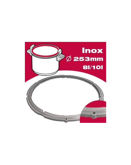 SEB Joint autocuiseur inox 980549 8-10L Ø25,3cm gris - Cdiscount Maison