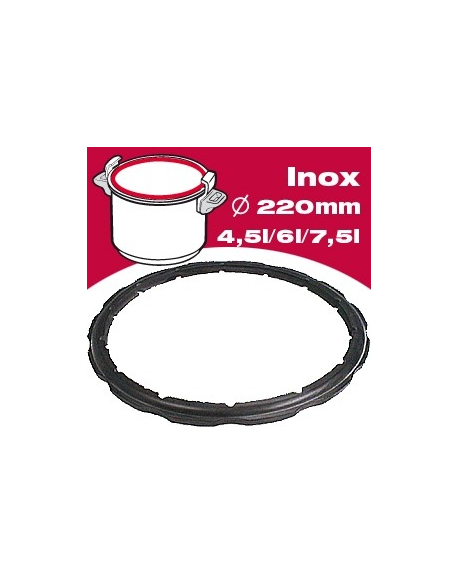 Joint cocotte inox d=220, 792189 pour Autocuiseur Seb - Livraison rapide -  18,10€