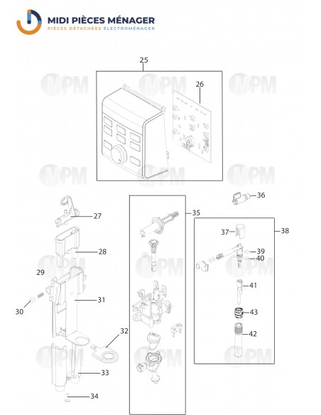 VUE ECLATEE DELONGHI ECAM23.420.SB S11