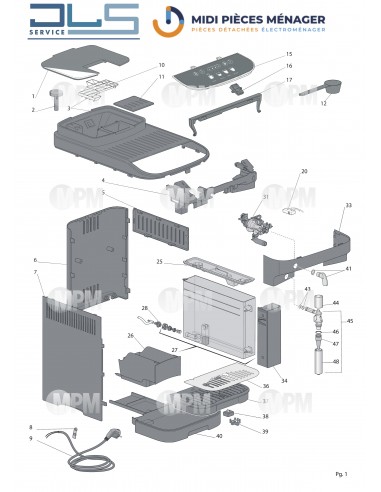 VUE ECLATEE DELONGHI FEB2942.TB S11