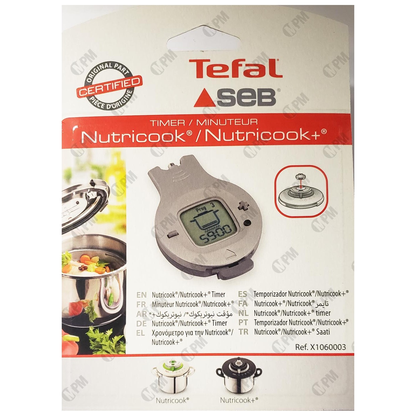 Joint autocuiseur Lagostina Tefal Seb Nutricook Clipso + Acticook
