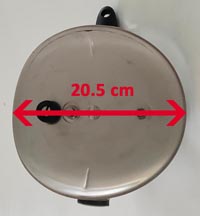 couvercle pour cuve avec diamètre exterieur 220mm autocuiseur novia lagostina LS-090020000107