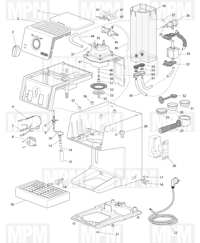 Vue Eclat e Cafetiere Expresso ECP31 21 Delonghi